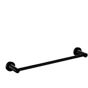 Omnires, Porte-serviettes + crochets pour serviettes, Modern Project Handtuchhalter 40 cm mattschwarz pas cher