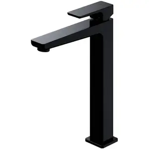 OMNIRES Parma - Wastafelkraan, mat zwart PM7412BL pas cher