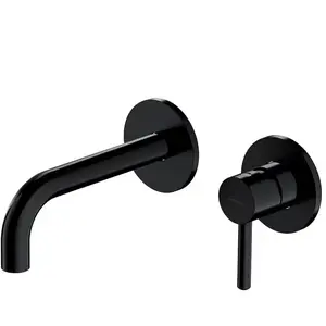 Omnires Y1215HBL, Robinet de lavabo encastré Y, Black pas cher