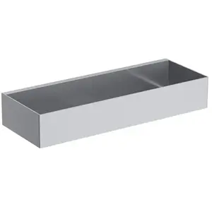 Omnires Douche-Organizer Rechthoekig Nikkel Roestvrij Staal 30cm