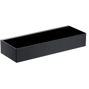 Omnires Douchekorf Mat Zwart 30x5x11 cm - RVS pas cher