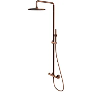 OMNIRES Y - Doucheset met kraan, diameter 25 cm, koper Y1244MCP pas cher
