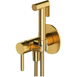 OMNIRES Y - Bidet inbouwkraan, met sproeier, met inbouwdeel, geborsteld goud SYSYBI2GLB pas cher