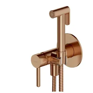 Omnires SYSYBI2CPB, Système de bidet encastré Y, Brushed copper pas cher