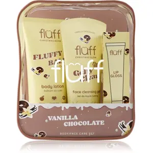 Nederland FLUFF Face & Body care set VANILLA CHOCOLATE pas cher