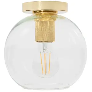 TooLight Gouden plafondlamp - Verstelbaar - Elegant design - Glas en metaal - 165x165x205 mm