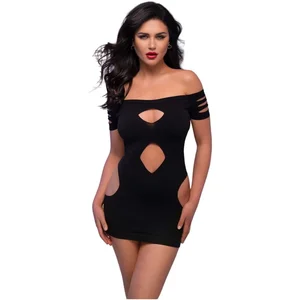 Chilirose Mini Robe Ylgenia Noire noir S/M pas cher