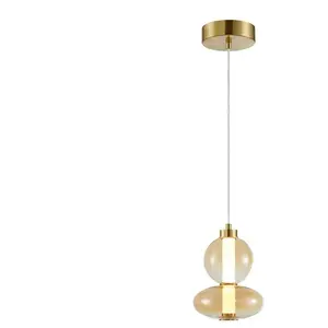 Suspension DAPHNE AMBRE 12W pas cher