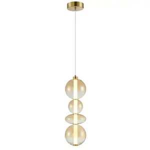 Suspension DAPHNE AMBRE 36W pas cher