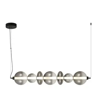 Suspension DAPHNE FUMÉ 40W pas cher