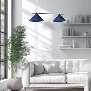 Suspension CAPITAL NOIR/BLEU MARINE 2XGX53 pas cher