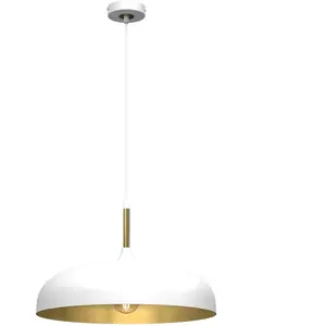 Suspensions Lincoln 1 E27 Blanc Milagro Mlp7899 pas cher