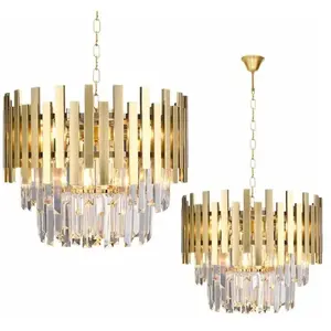 MILAGRO Lustre ASPEN GOLD 6xE14 pas cher