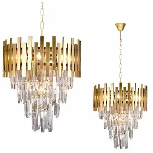 MILAGRO Lustre ASPEN II GOLD 9xE14 pas cher