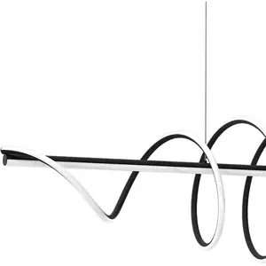 Lampe Suspendu Twist Noire 90w Led pas cher