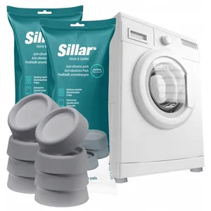 SILLAR Patins anti vibration pour machines à lave-linge, lave-vaisselle, univ... pas cher