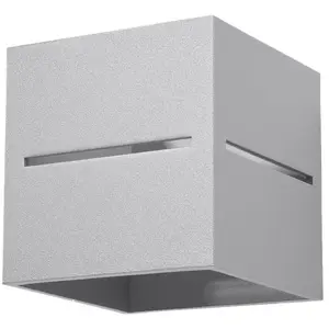 Sollux Lobo - 1 Mur Light Up Down Gris Clair, G9Vendu parmanomano