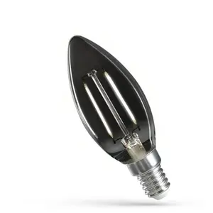 Spectrum - LED Filament lamp Smoked glass E14 - C35 - 2,5W - 4000K hel... pas cher