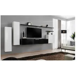Vitrine - Lot de 2 - Switch I - Blanc et noir pas cher