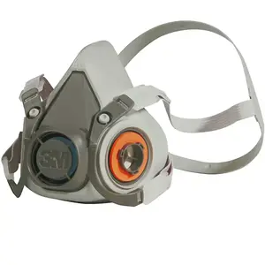 3M - Demi masque de protection 6200 réutilisable, confortable, ajustable - peinture et industrie pas cher