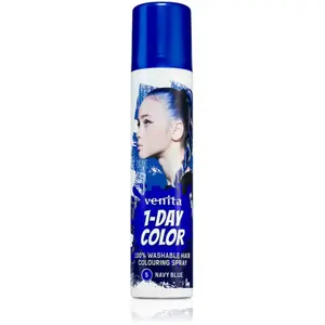 Venta, Colorations pour cheveux, Venita 1-Day-Color Hairspray Navy Blu... pas cher