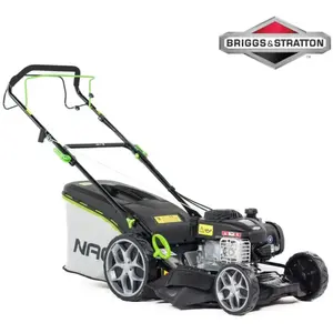 NAC LS46-450E-HSS-JR Tondeuse à gazon poussée Essence Noir