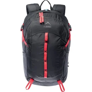 Elbrus Backpack - Unisex - antraciet - rood - zwart pas cher