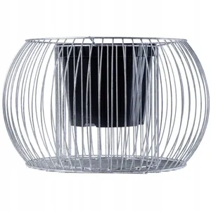Pot de Fleur Gabion KADAX Rond - Acier Inoxydable 66 cm, Extérieur pas cher