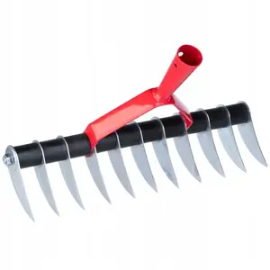 KADAX Gazonbeluchter, handmatige verticuteermachine voor tuin, gazon, schuim, tuinaccessoires van metaal, snijhark, cultivator, gazonbeluchter, verticuteermachine (eenzijdig, zonder handvat) pas cher