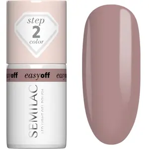 Semilac, Vernis à ongles, Gel Vernis Easy Off Étape 2 (Crème de moka, Vernis semi-permanent) pas cher