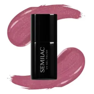 Semilac Vernis à ongles gels semi-permanents UV 377 SHIMMER STONE RUBY 7ml pas cher