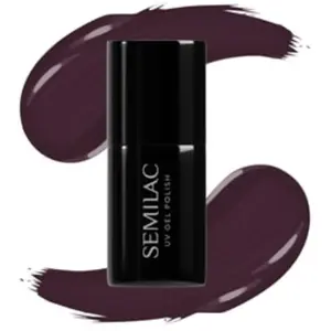 Semilac UV vernis à ongles hybride 412 Earth Brown 7 ml pas cher