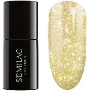 Semilac Vernis semi-permanent UV 244 Sunbaked Yellow 7ml Collection Seaqueen pas cher