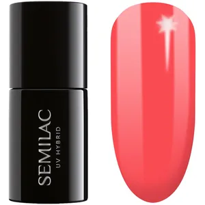 Semilac Vernis à ongles UV Hybrid 445 Tropical Flamingo 7 ml Collection Neon pas cher