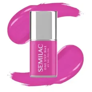 Comparateur de prix : Semilac One Step Vernis à ongles UV 3 en 1 S685 rose violet 7 ml