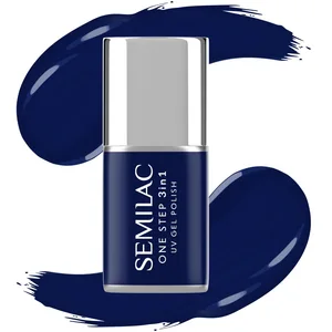 Semilac One Step Vernis à ongles UV 3 en 1 S890 Midnight Blue 7 ml pas cher