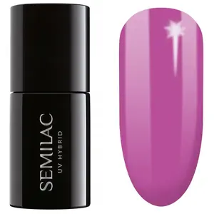 Semilac Vernis à ongles UV Hybrid 601 Neon Pink Punch 7 ml pas cher
