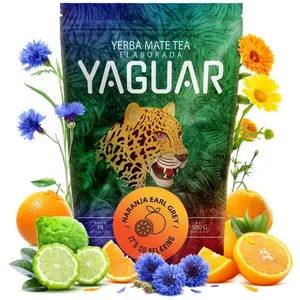 Yerba Mate Orange Thé Fruite Yaguar Naranja Earl Grey 500g pas cher