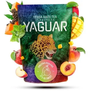 Yerba Maté Yaguar Frutas Dulces Maté du Brésil Thé Fruite 500g pas cher