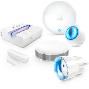 Fibaro Kit de démarrage FR GEN5 Z-Wave, Hub domotique, Blanc
