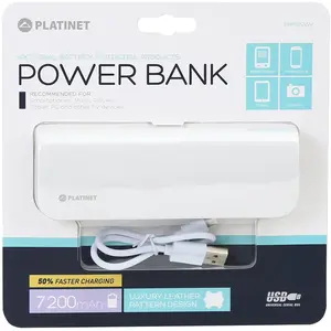 Power Bank PLATINET PMPB72LW 7200 mAh Blanc pas cher