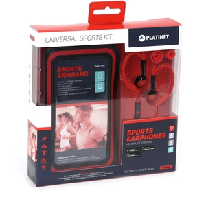 Comparateur de prix : Platinet PM1070 - Universal Sports Kit écouteurs avec micro - intra-au...