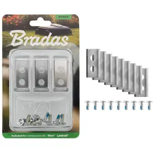 Bradas, Machine de jardinage : accessoires, Messer für Worx/Landroid Mähroboter, 9 Stück. (Tondeuse automatique, Pièces de rechange pour machines de jardinage) pas cher