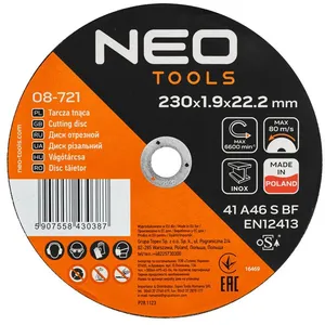 No Name, Lame de scie, Disques à tronçonner les métaux 41 A46 S BF-230... pas cher