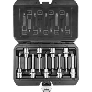 Comparateur de prix : Neo Tools Torxdopset 9dlg 100mm 1/2 Aansluiting S2 Staal