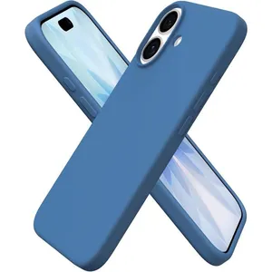 OEM Matt TPU case for iPhone 17 dark blue (Apple iPhone 17), Coque pou... pas cher