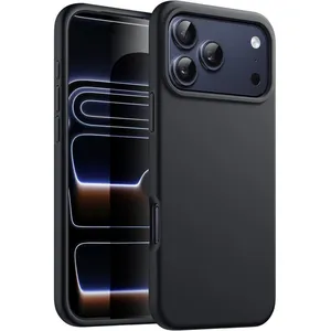 OEM Matt TPU case for iPhone 17 Pro black (Apple iPhone 17 Pro), Coque... pas cher