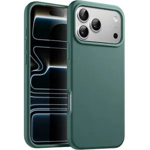 OEM Matt TPU case for iPhone 17 Pro Max forest green (Apple iPhone 17 ... pas cher