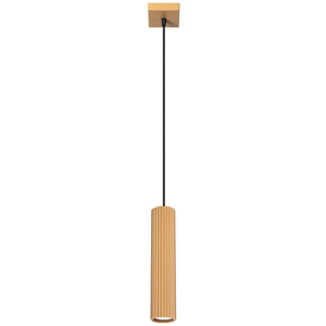 Suspension Aluminium Doré GU10 1 Karbon pas cher