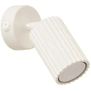 Comparateur de prix : Applique Aluminium Beige H 16 Cm